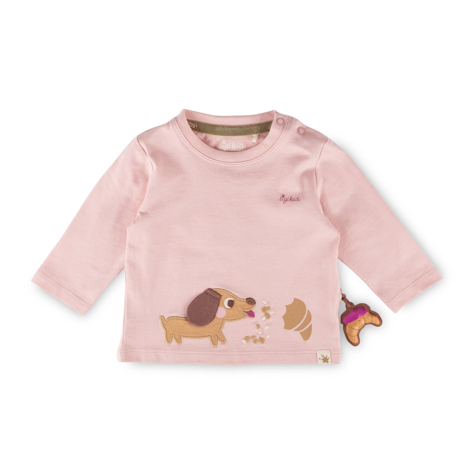 Sigikid - Langarmshirt, Baby, rosa, Gr. 80