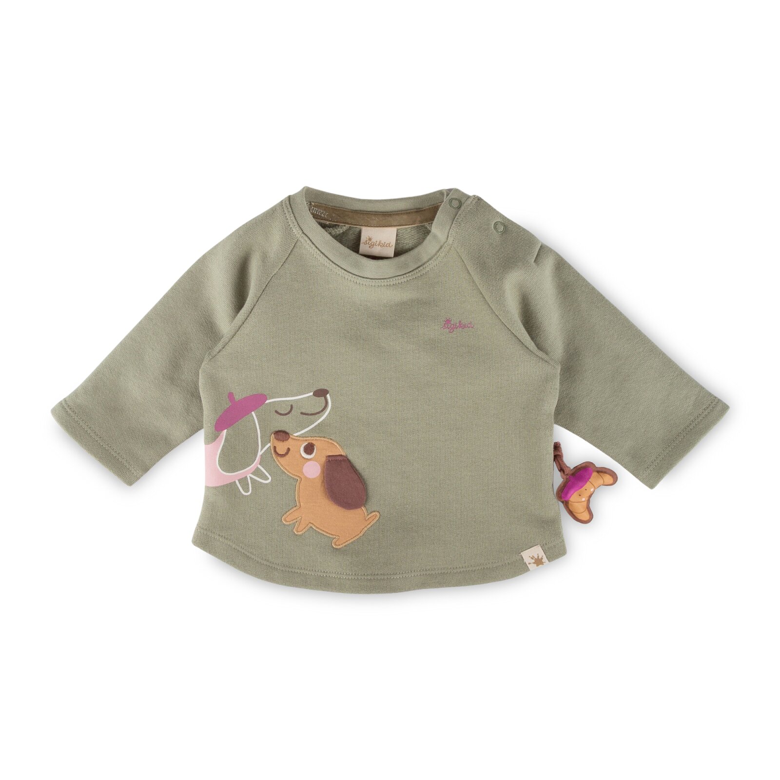 Sigikid - Sweatshirt, Baby, grün, Gr. 86