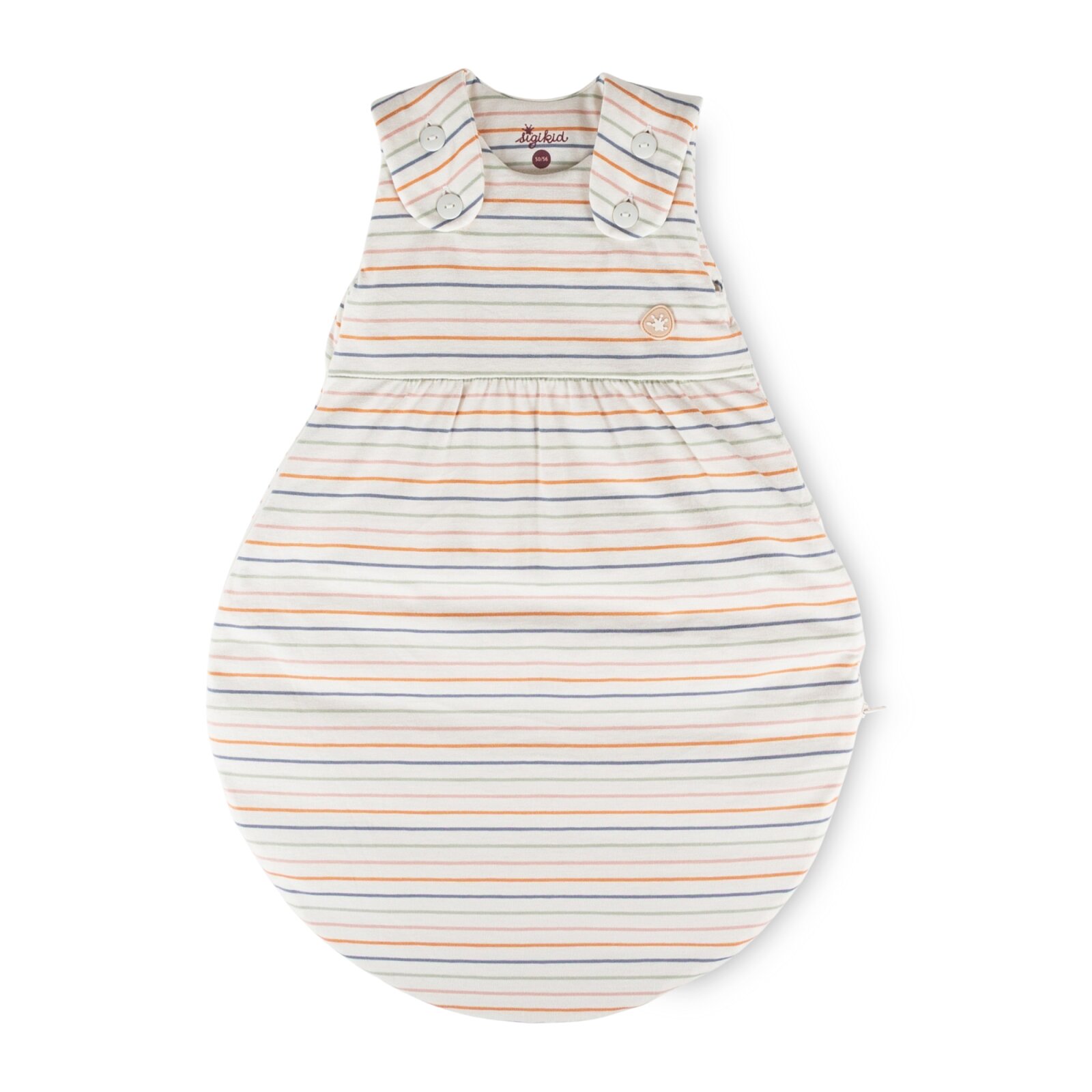Sigikid - Newborn-Schlafsack weiß/bunt, 2,5 TOG Gr. 50/56