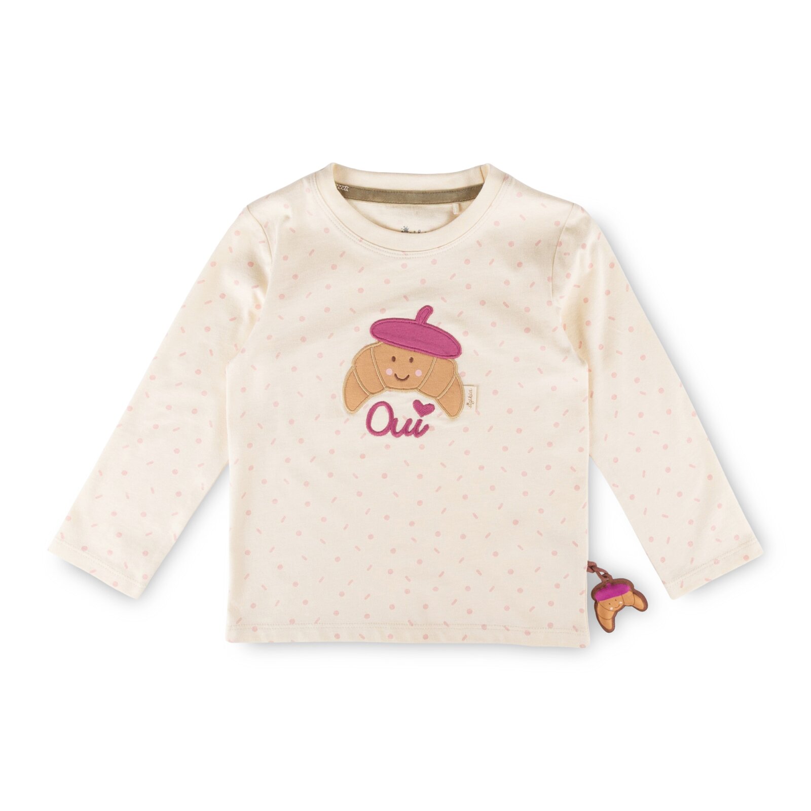 Sigikid - Langarmshirt, Mini, beige, Gr. 116