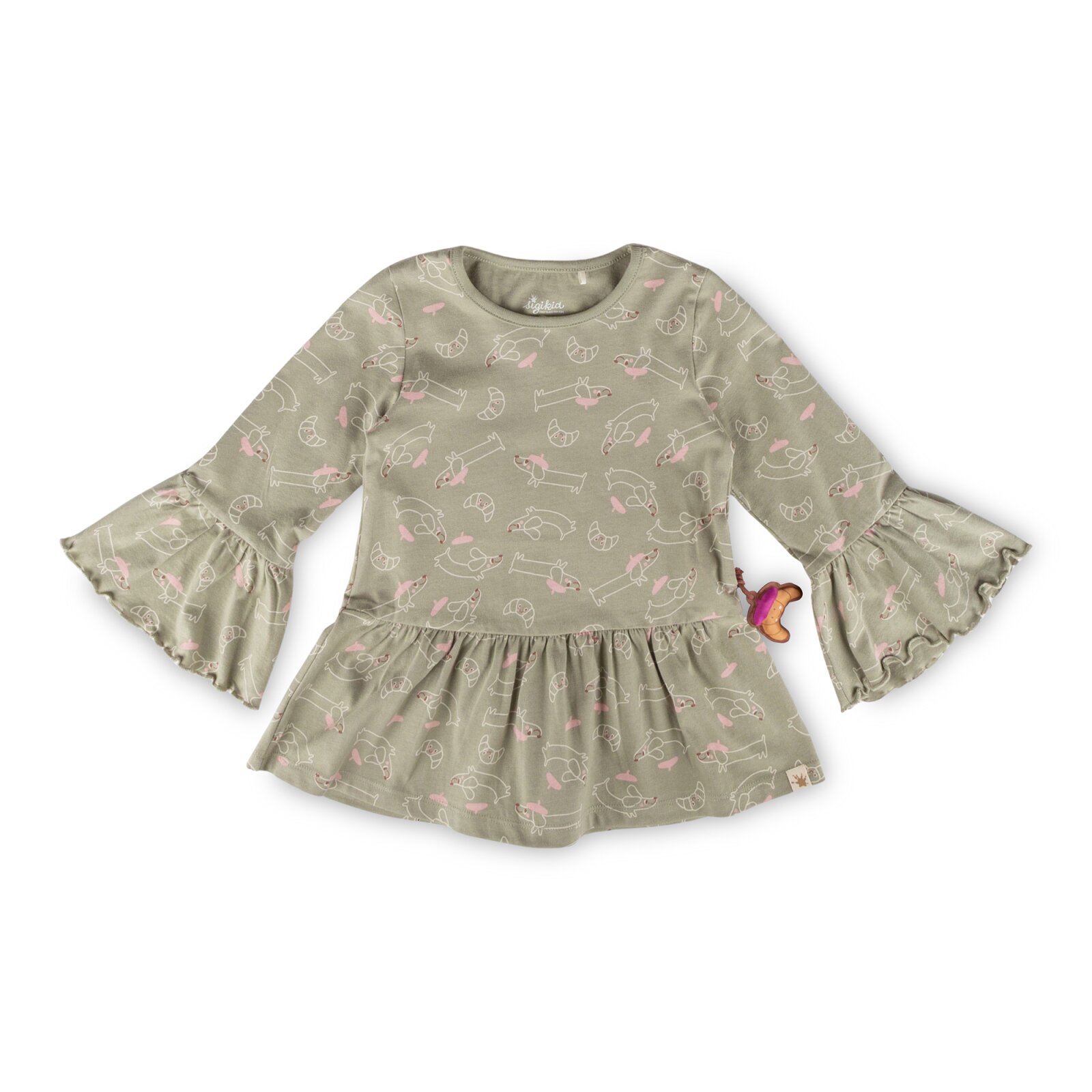 Sigikid - Longshirt, Mini, grün, Gr. 128