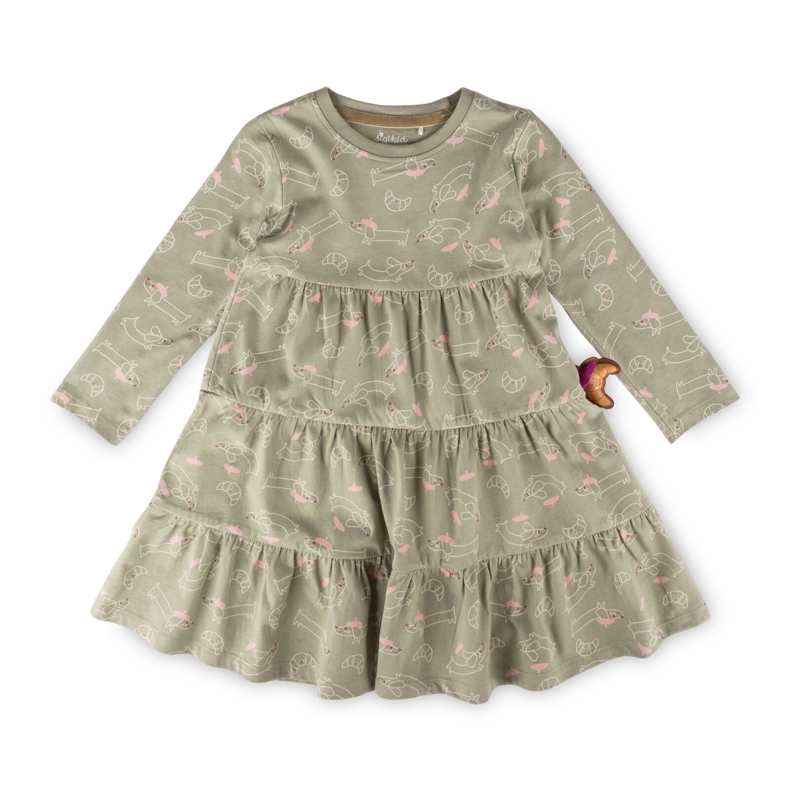 Sigikid - Kleid, Mini, grün, Gr. 128