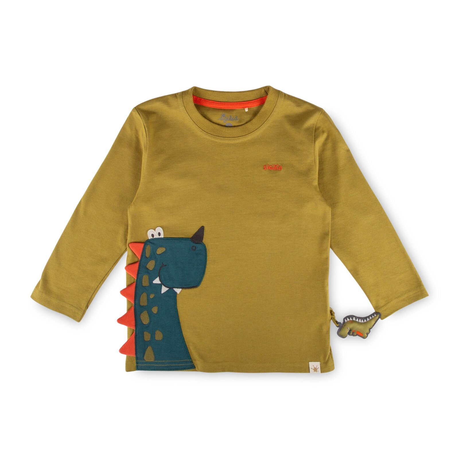 Sigikid - Langarmshirt, Mini, grün, Gr. 110
