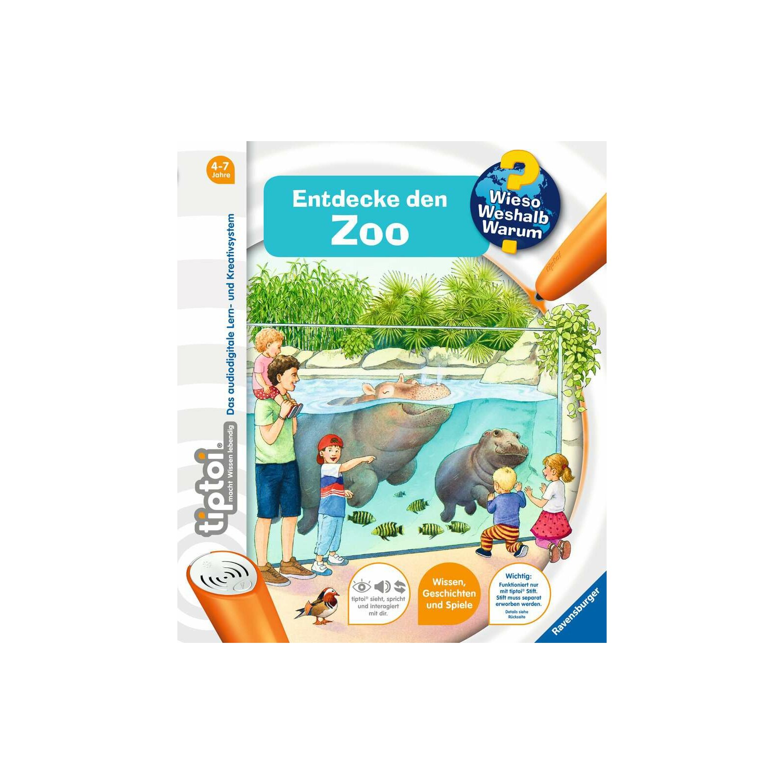 Ravensburger - tiptoi - Wieso? Weshalb? Warum? - Entdecke den Zoo