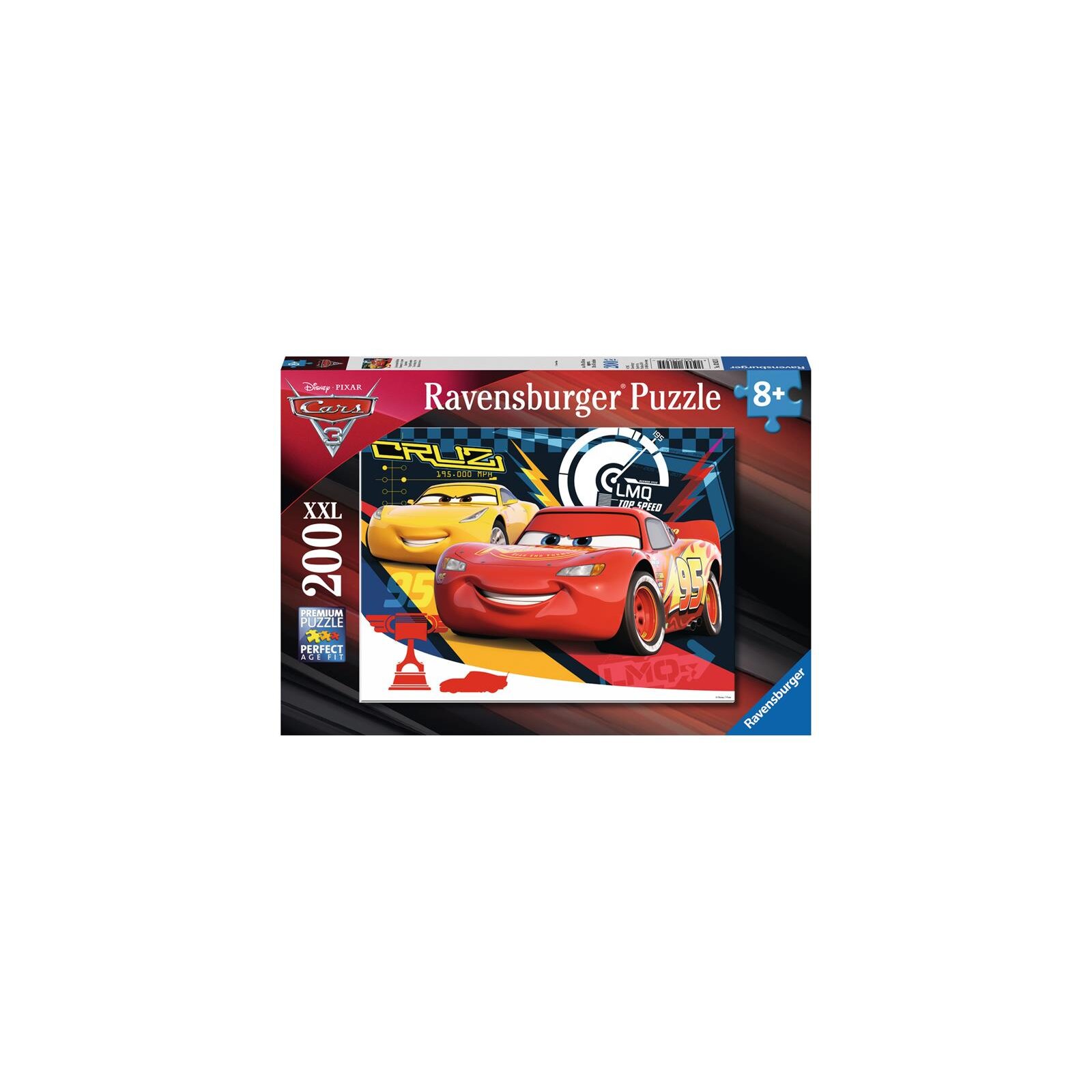 Ravensburger - Puzzle XXL - 200 Teile - ab 8 Jahre - DCA Quietschende Reifen (A)