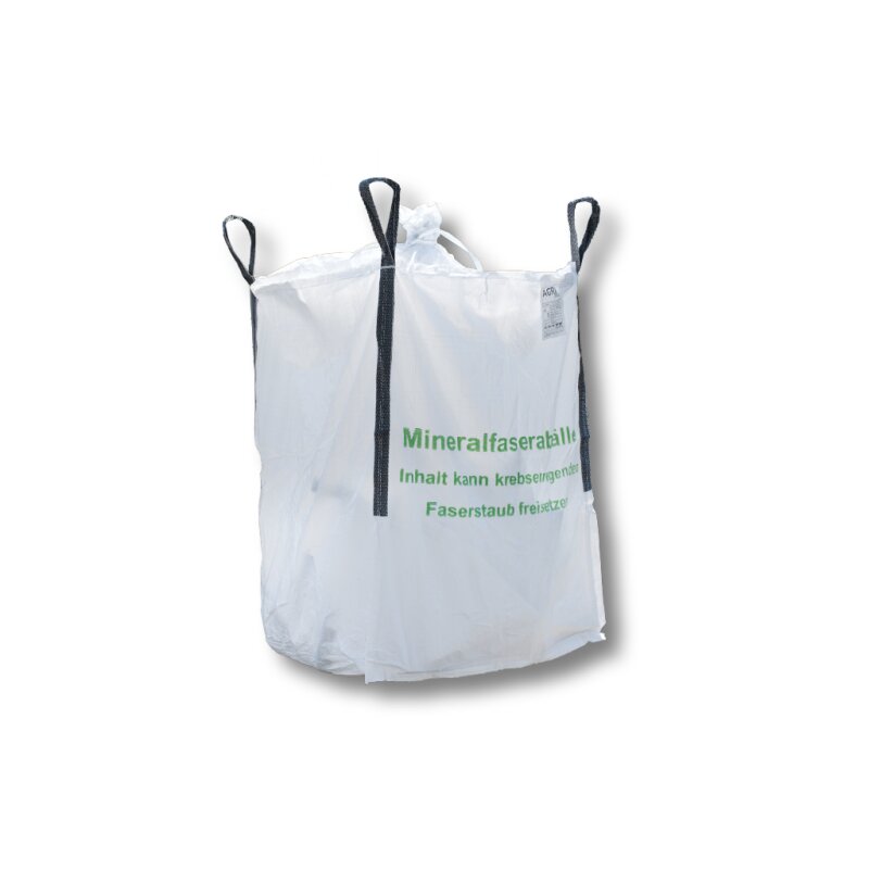 2 x Big Bag 900 x 900 x 1200 mm 'Mineralwolle' (4 Hebeschlaufen)