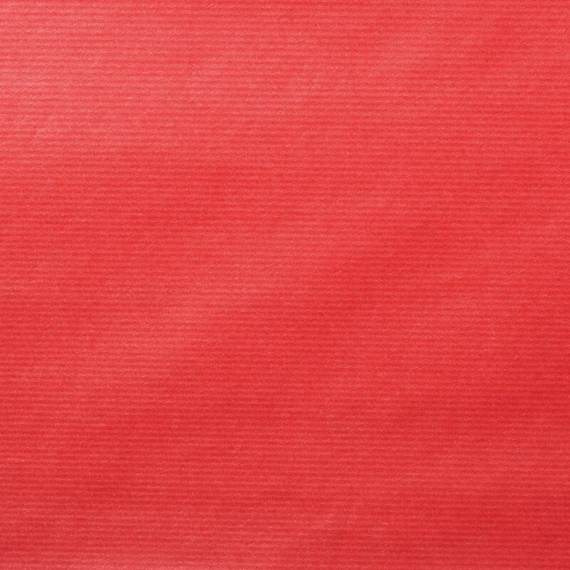 Geschenkpapier 'Rot' Kraftpapier gerippt, 200m x 50cm 60g/qm