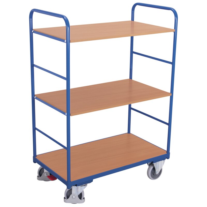 VARIOfit Etagenwagen hoch mit 3 Böden 250 kg Traglast Typ XL + EasyST