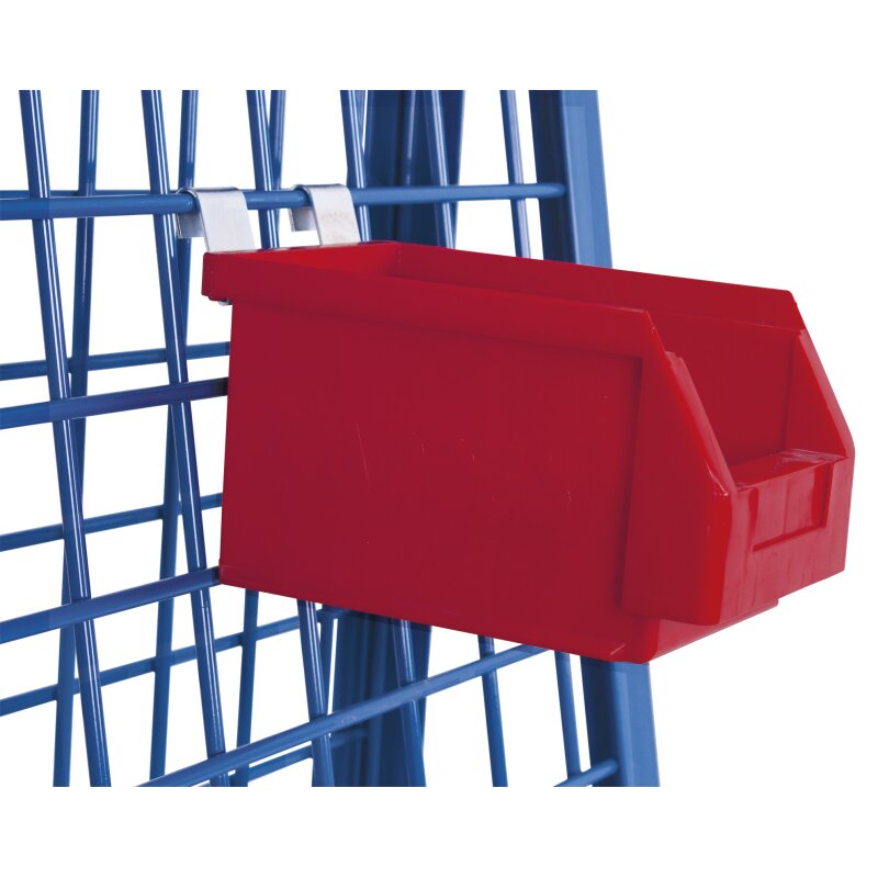 4 x VARIOfit Materialkiste (rot)