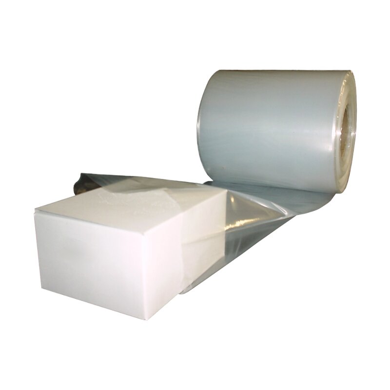 LDPE-Schlauchfolie 550 mm x 200 m mit PE-Zeichen (100 my)