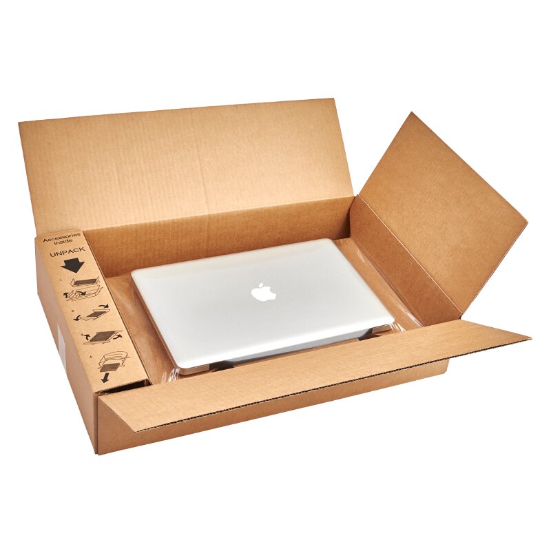 25 x Korrvu Notebook-Verpackung antistatisch 303 x 255 x 86 mm