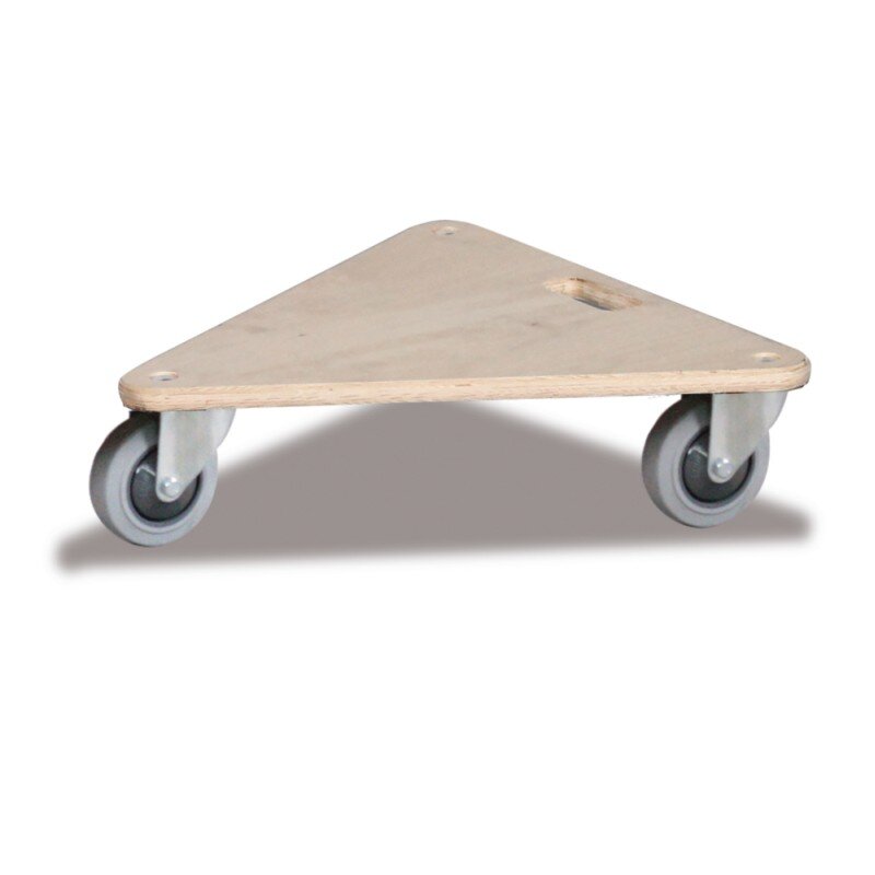 2 x VARIOfit Möbelroller Triple-Dog 200 kg - Enzianblau