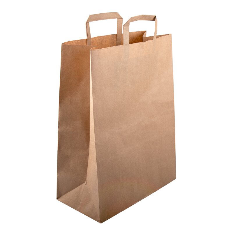 Papier-Tragetaschen 320 + 220 x 280 mm