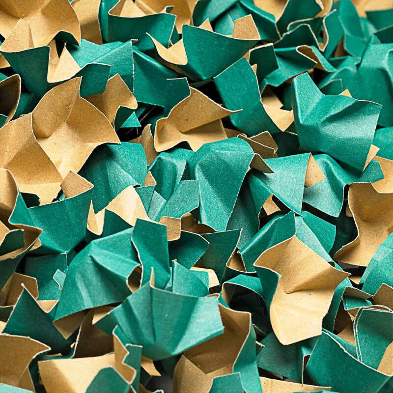5 x DECOFILL Polsterchips 400 Liter zweifarbig (braun/grün)