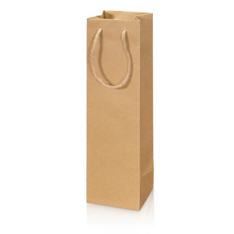 20 x Tragetasche 'Natura Pur' 1er, Kraftpapier