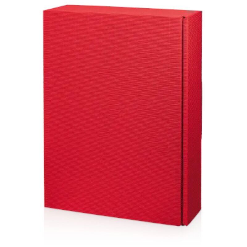 25 x Präsentkarton für 3 Flaschen 360 x 250 x 90 mm ( rot)