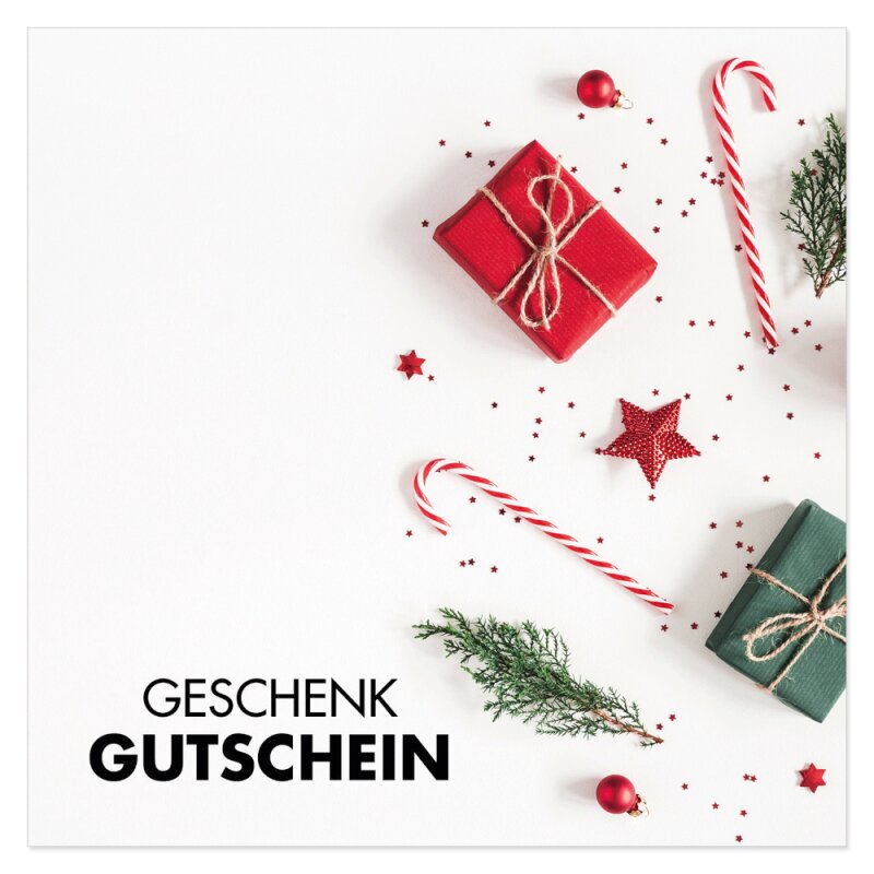 12 x Geschenkgutschein 'Geschenk'
