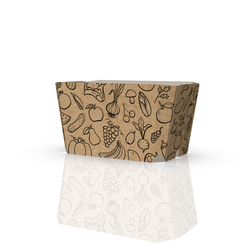 480 x Universalschale 'Gemüse und Obst' für 1 kg 156 x 95 x 100 mm