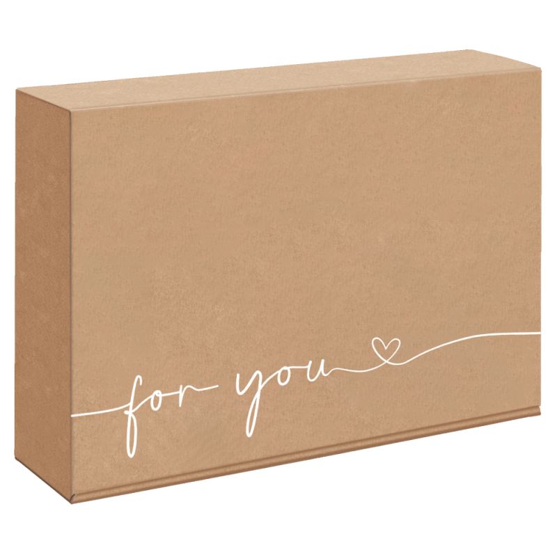 25 x Präsentkarton 'For You'' für 3 Flasche 360 x 250 x 95 mm