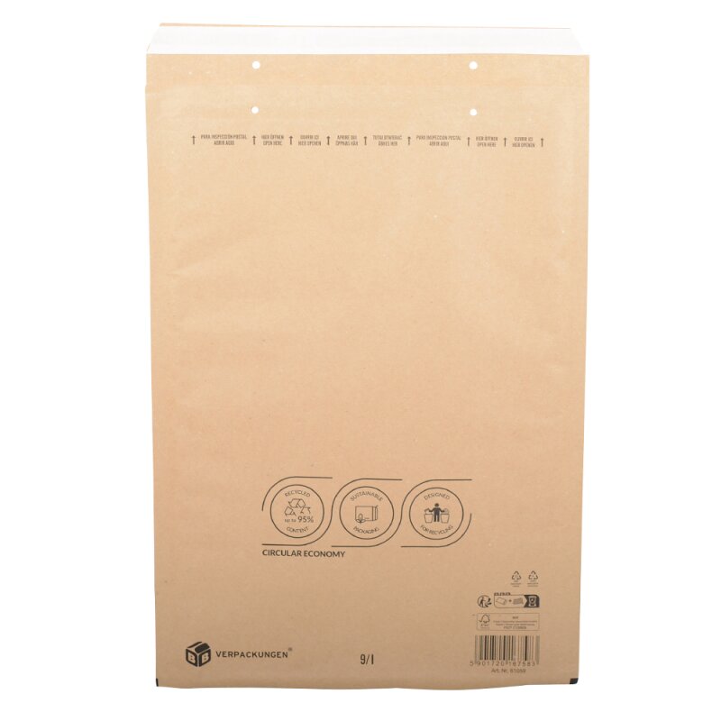 Luftpolsterversandtasche (braun) 9 / J 300 x 445 mm für DIN A3