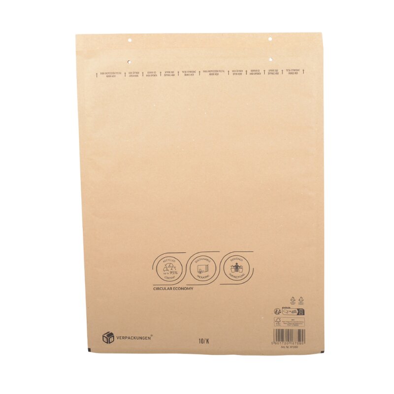 Luftpolsterversandtasche (braun) 10 / K 350 x 470 mm für DI