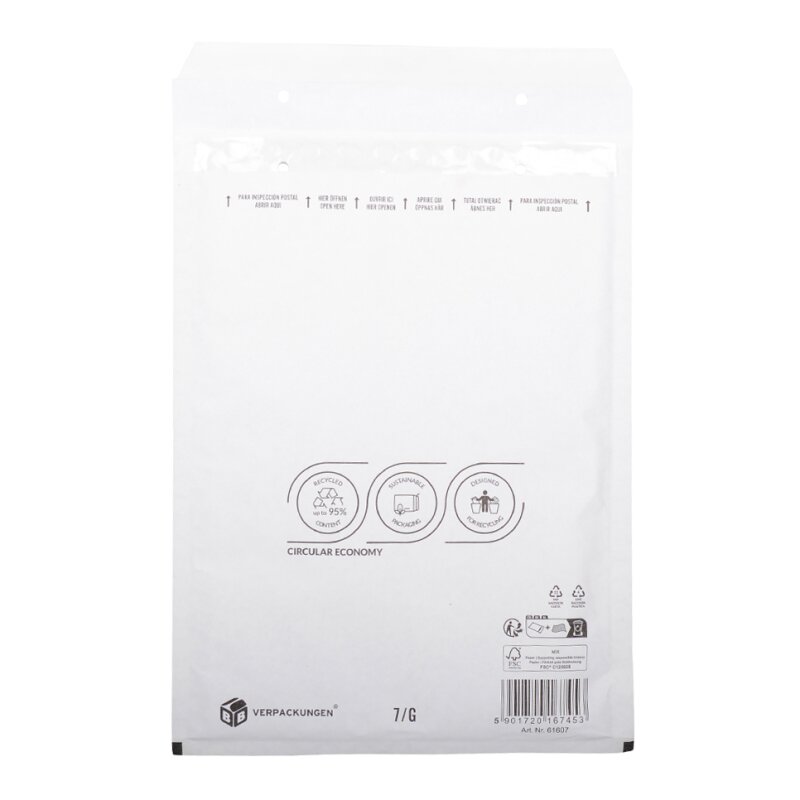 Luftpolsterversandtasche (weiss) 7 / G 230 x 340 mm für DIN