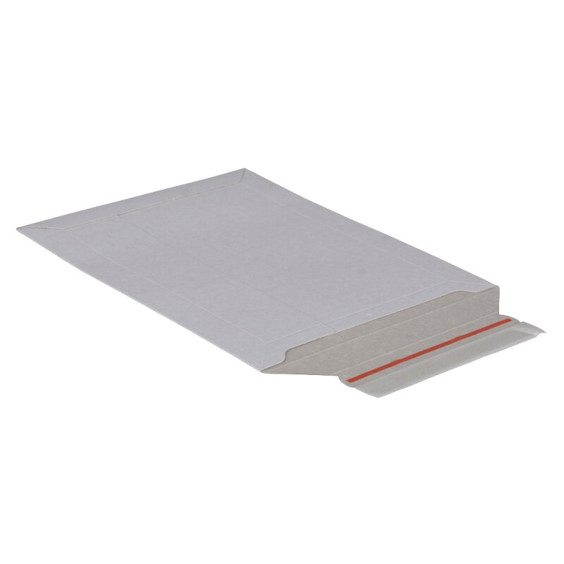 100 x Versandtasche aus Vollpappe (weiß) 215 x 270 mm DIN A5+