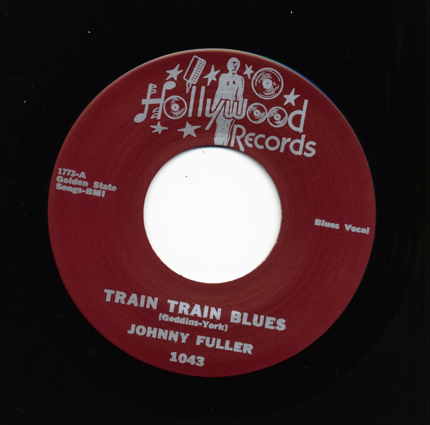 Fuller, Johnny - Train Train Blues - Black Cat (7inch, 45rpm)