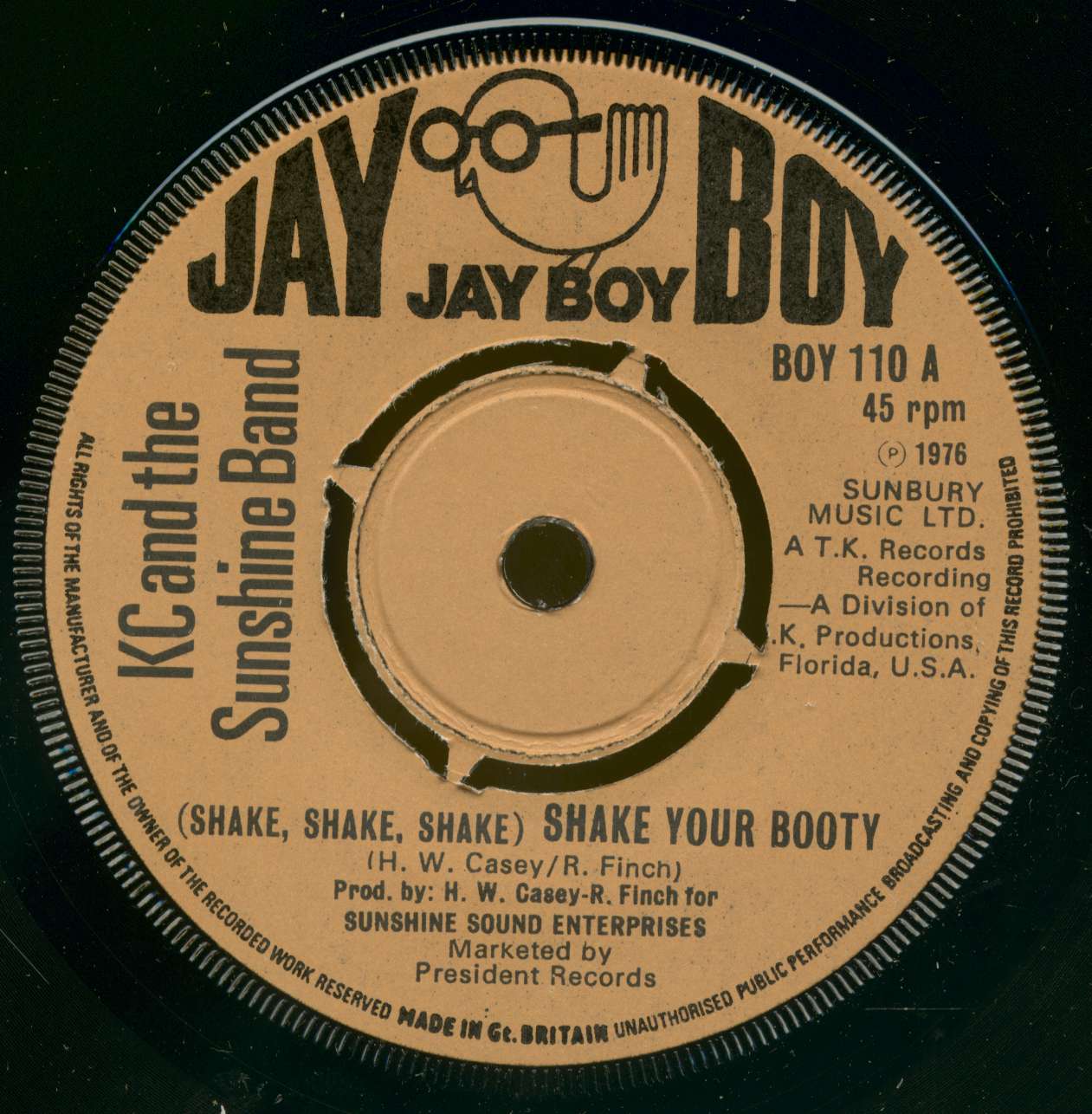 KC And The Sunshine Band - (Shake, Shake, Shake) Shake Your Booty (7inch Single)