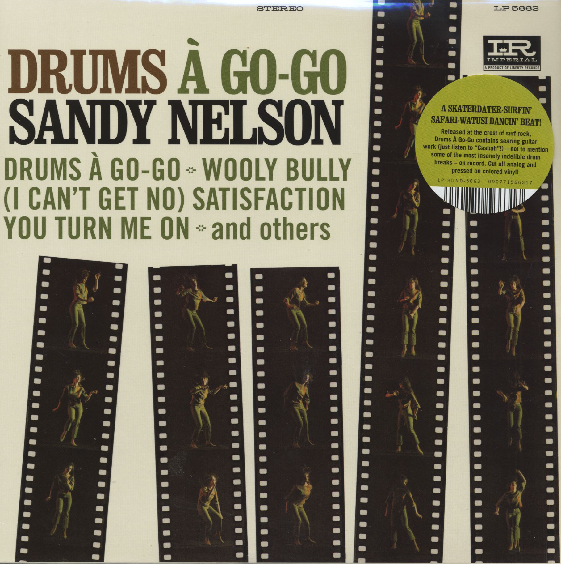 Nelson, Sandy - Drums A Go-Go (LP, colored Vinyl, Ltd.)
