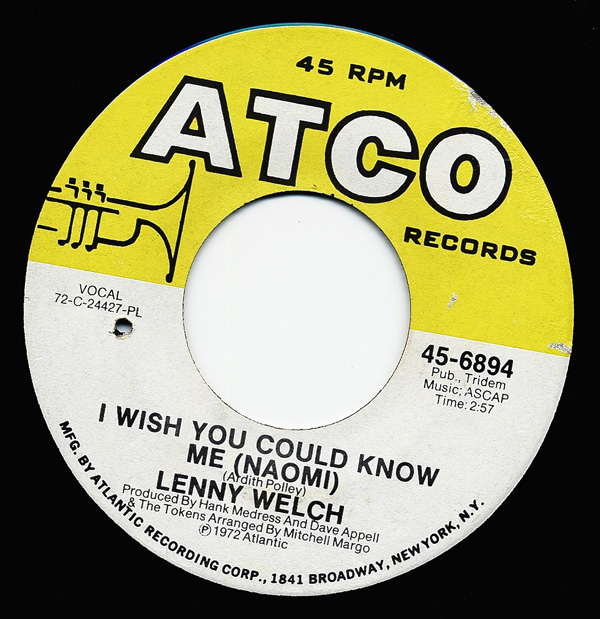 Welch, Lenny - A Sunday Kind Of Love - I Wish You Could... cut