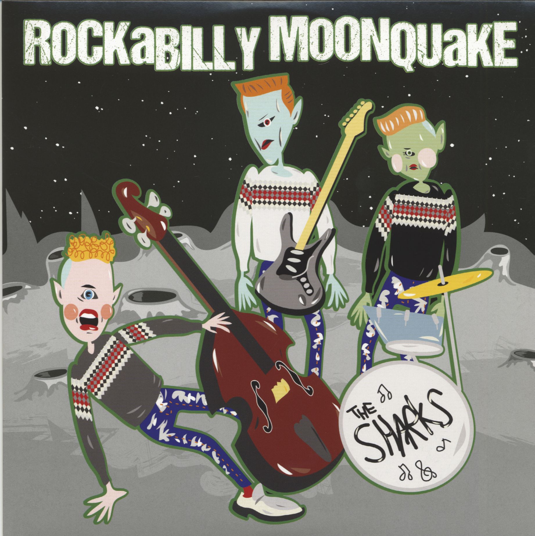 Sharks, The - Rockabilly Moonquake (LP, 10inch, colored Vinyl)