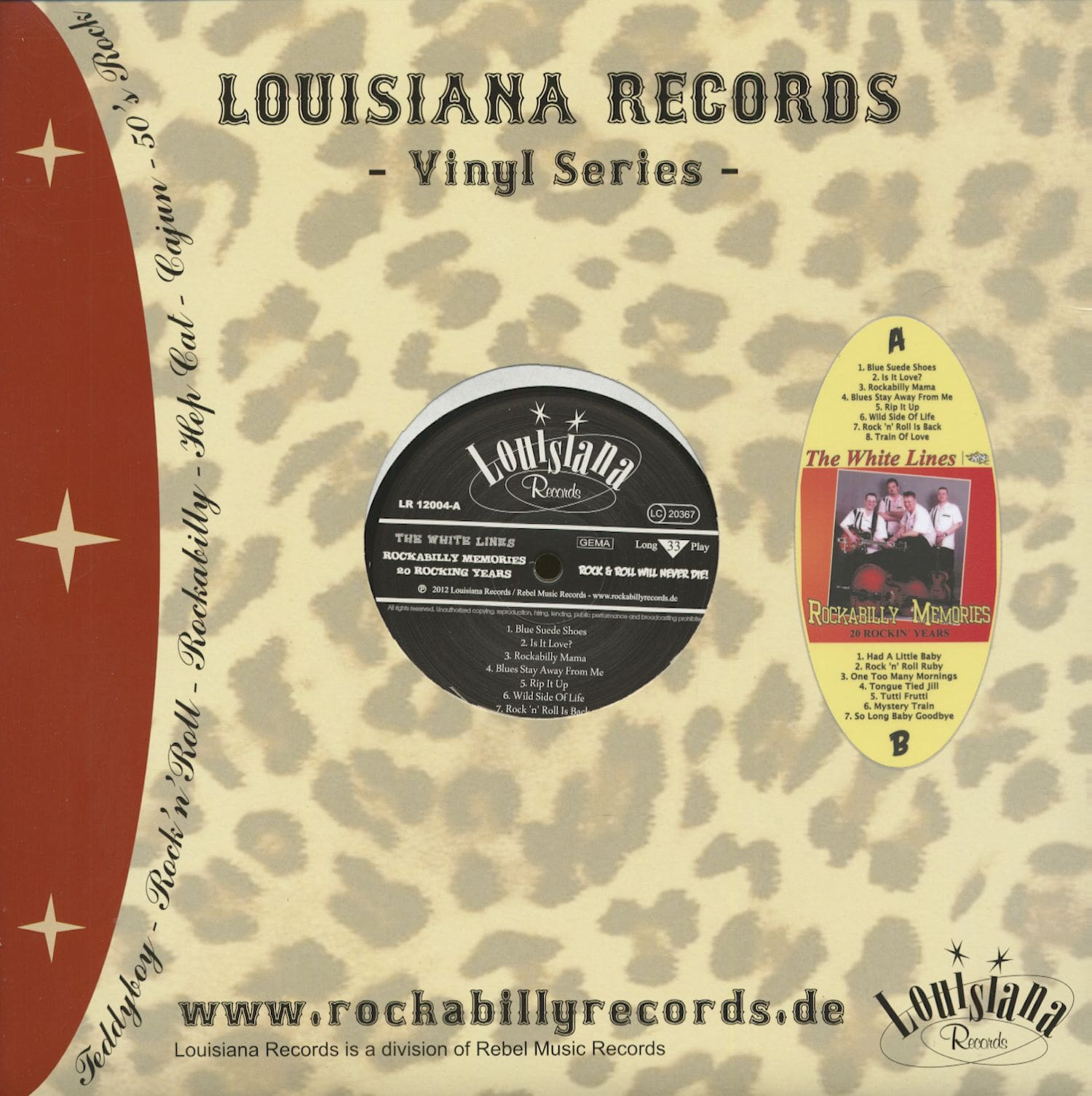 White Lines, The - Rockabilly Memories (LP, 180g Vinyl, Ltd.)