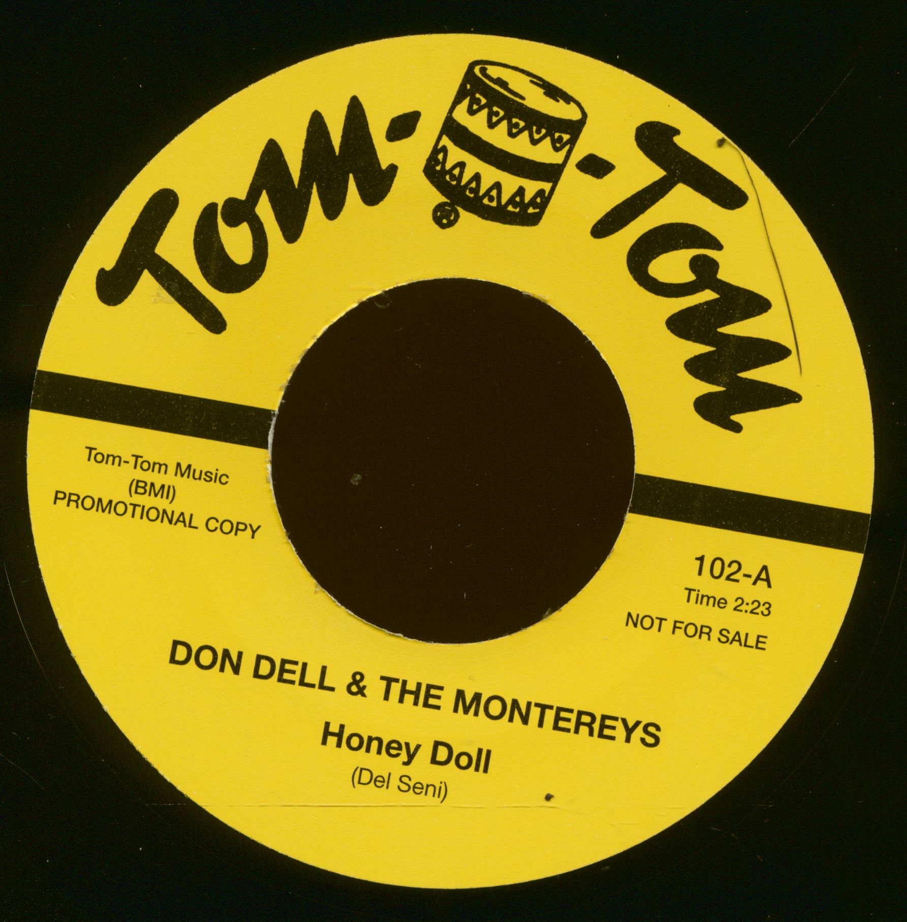 Dell, Don & The Montereys - Honey Doll - Baby I Don't Care (7inch, 45rpm)