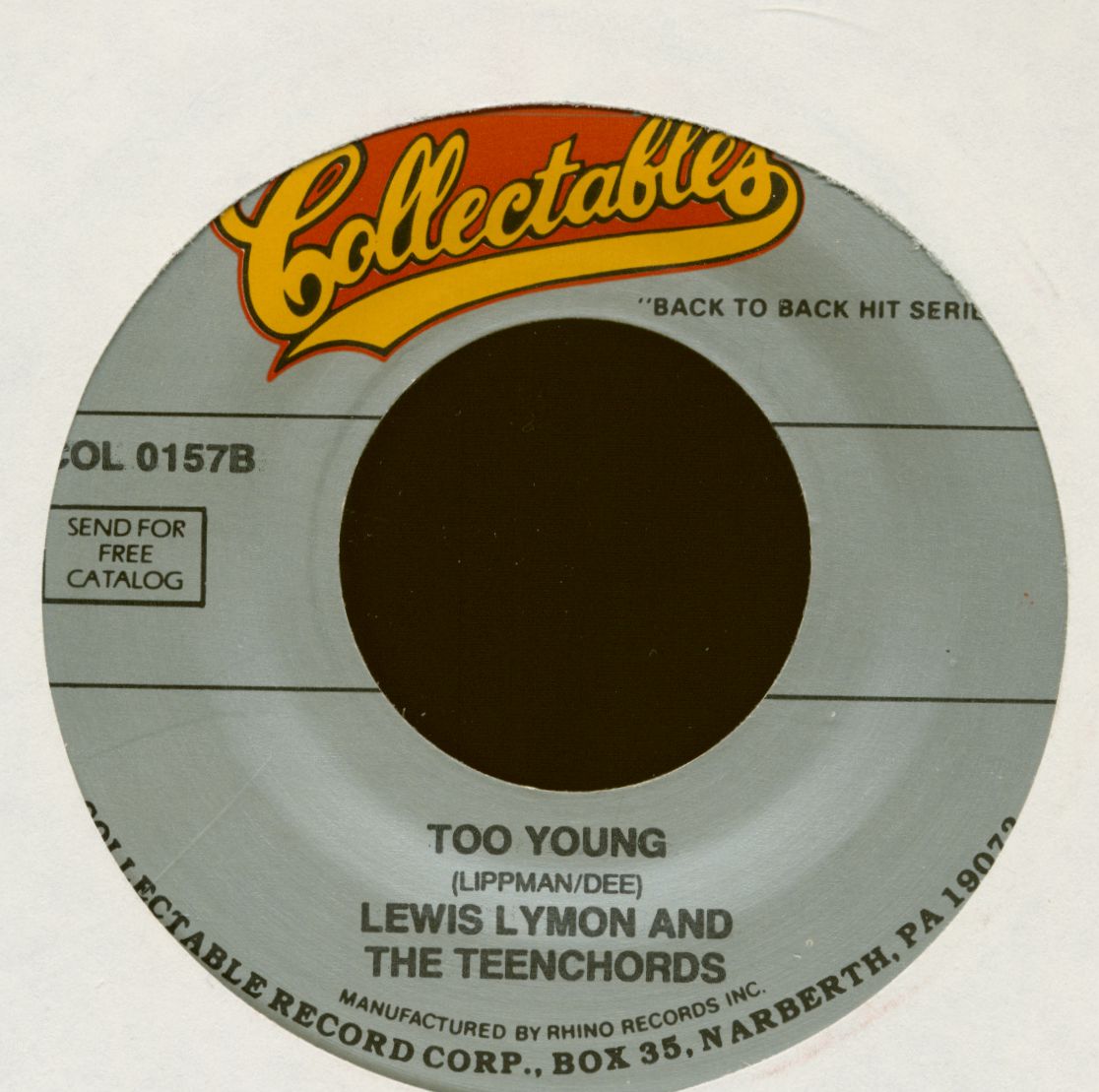 Lymon, Lewis & Teenchords - Your Last Chance - I´m Not Too Young To Fall In Love1