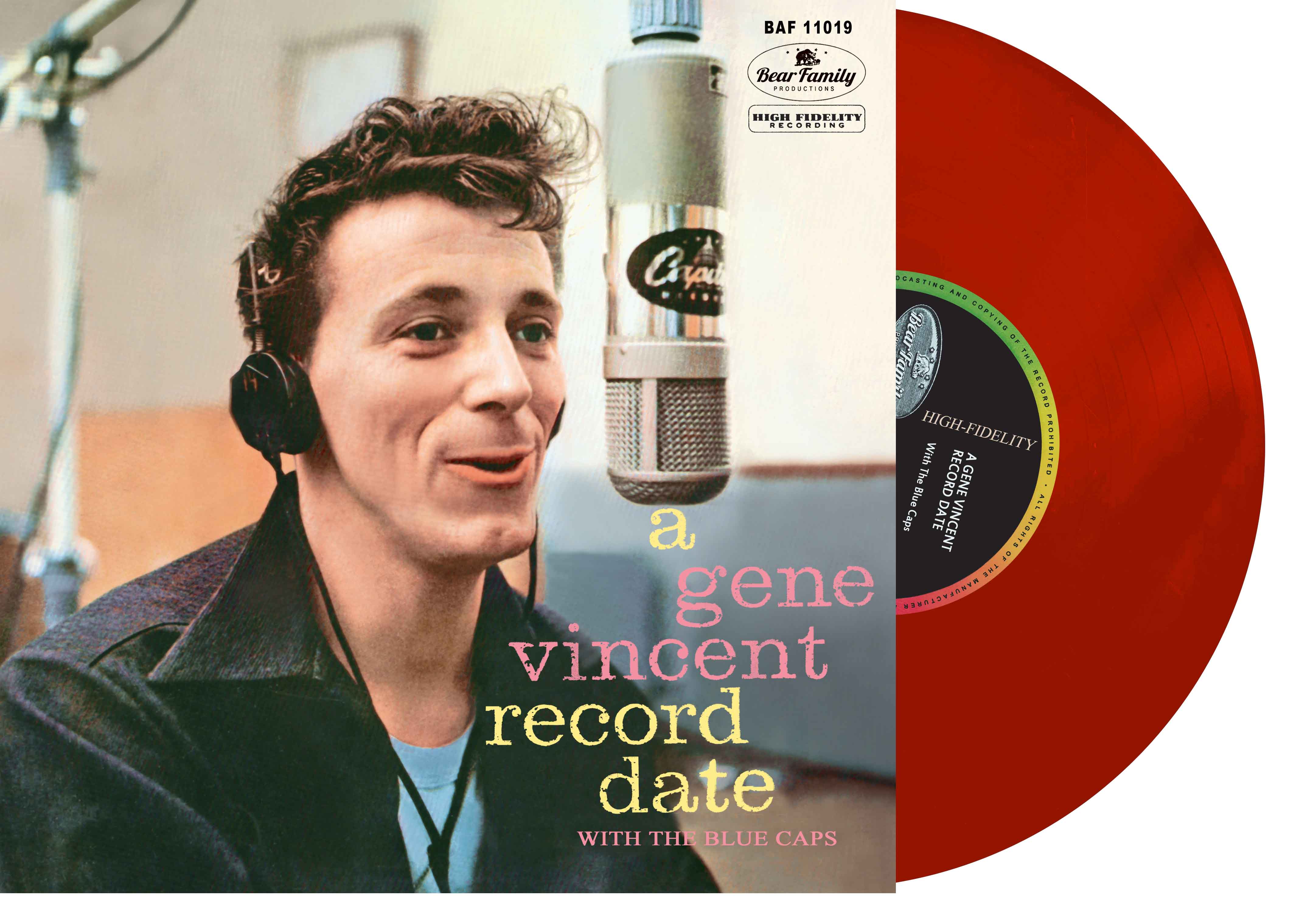 Vincent, Gene - A Gene Vincent Record Date With The Blue Caps (LP, 10inch,1