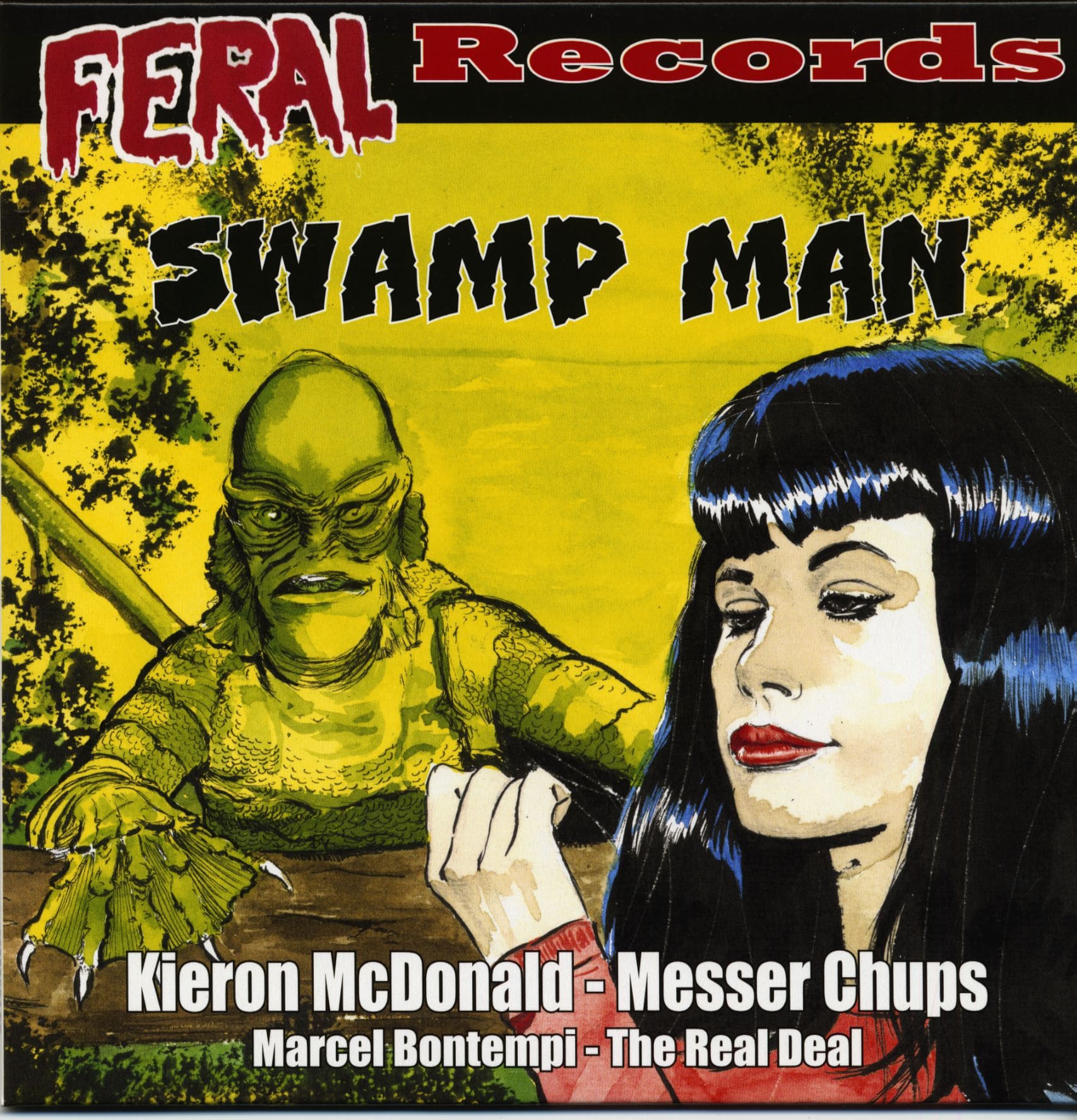 Various - Swamp Man+ Feral Comic #6 (7inch EP, 45rpm & Comic)