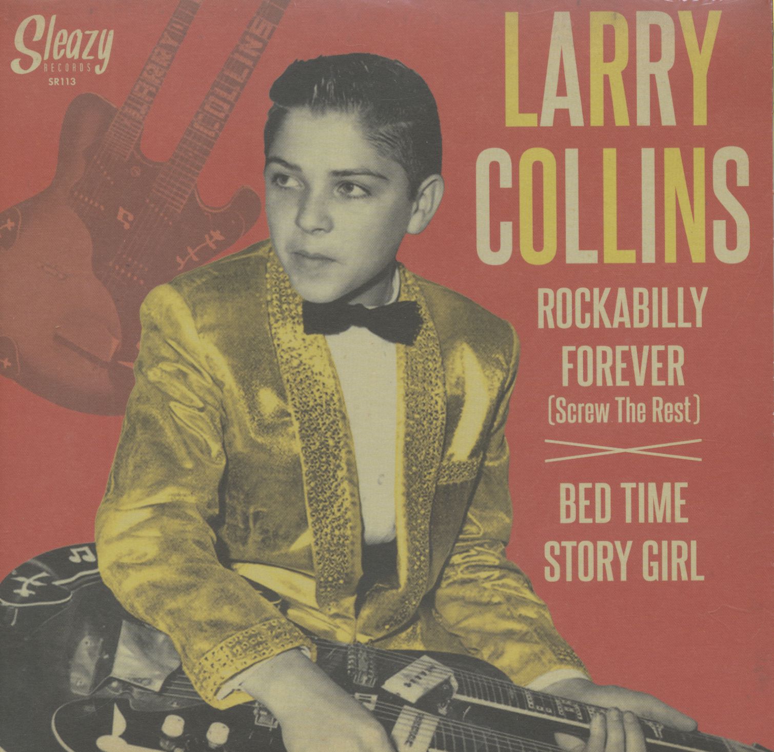 Collins, Larry - Rockabilly Forever - Bed Time Story Girl (7inch, 45rpm, PS)