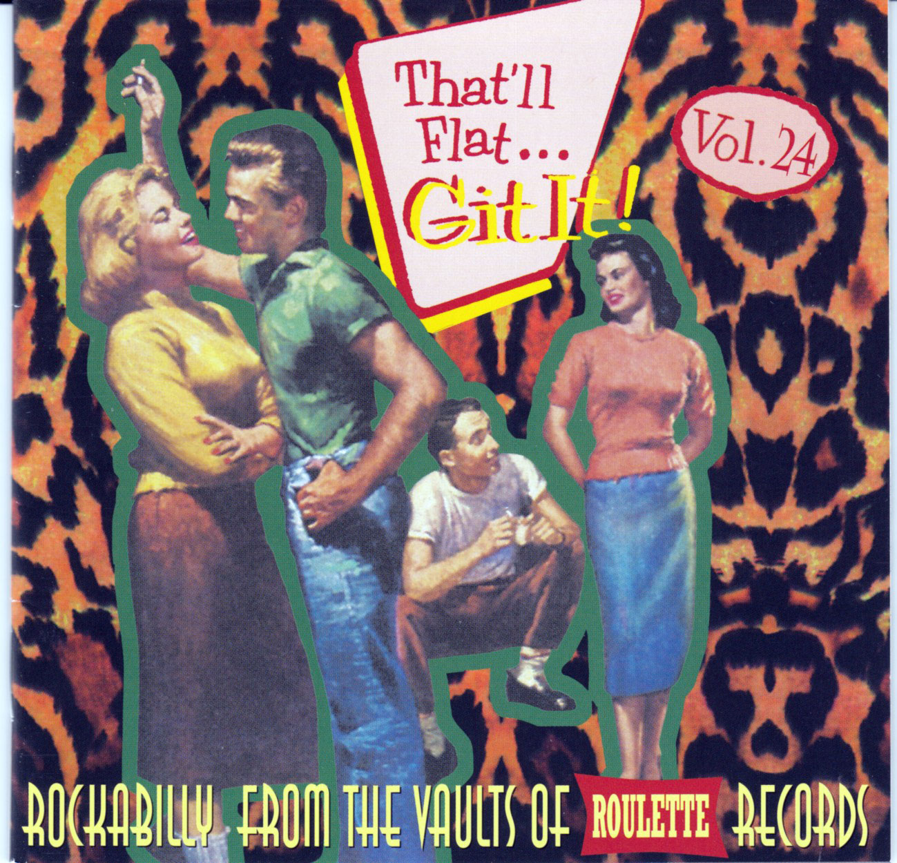 Various - That'll Flat Git It - Vol.24 - Rockabilly From The Vaults Of Roulette Records (CD)