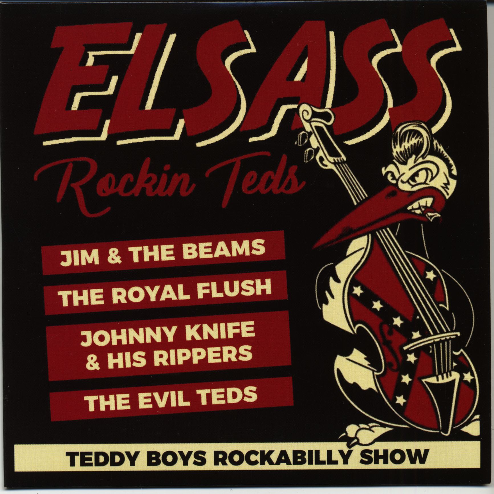 Various - Elsass Rockin Teds - Teddy Boys Rockabilly Show (CD)