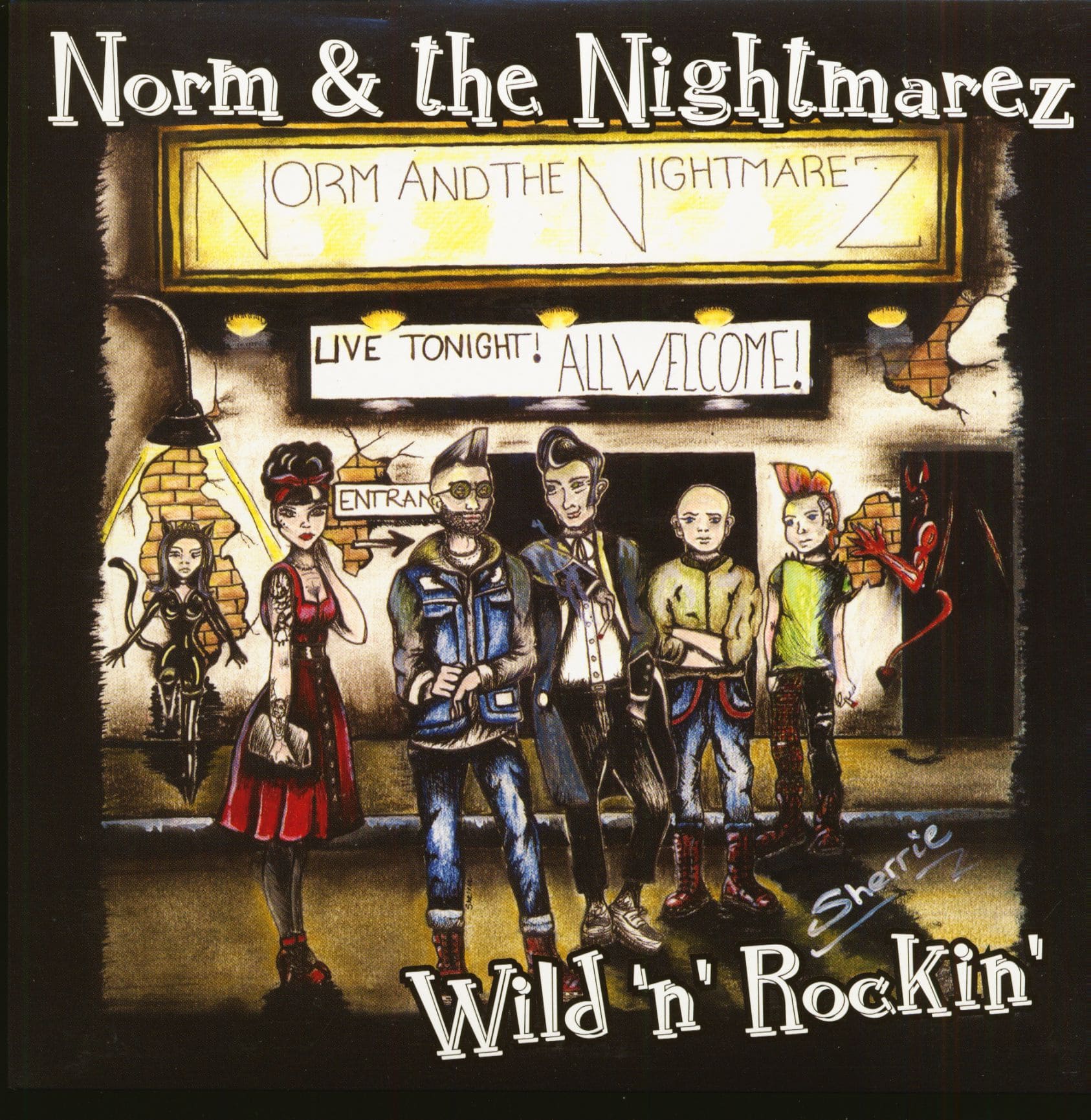 Norm & The Nightmarez - Wild 'n' Rockin' (7inch, EP, 45rpm, PS, Green Vinyl)