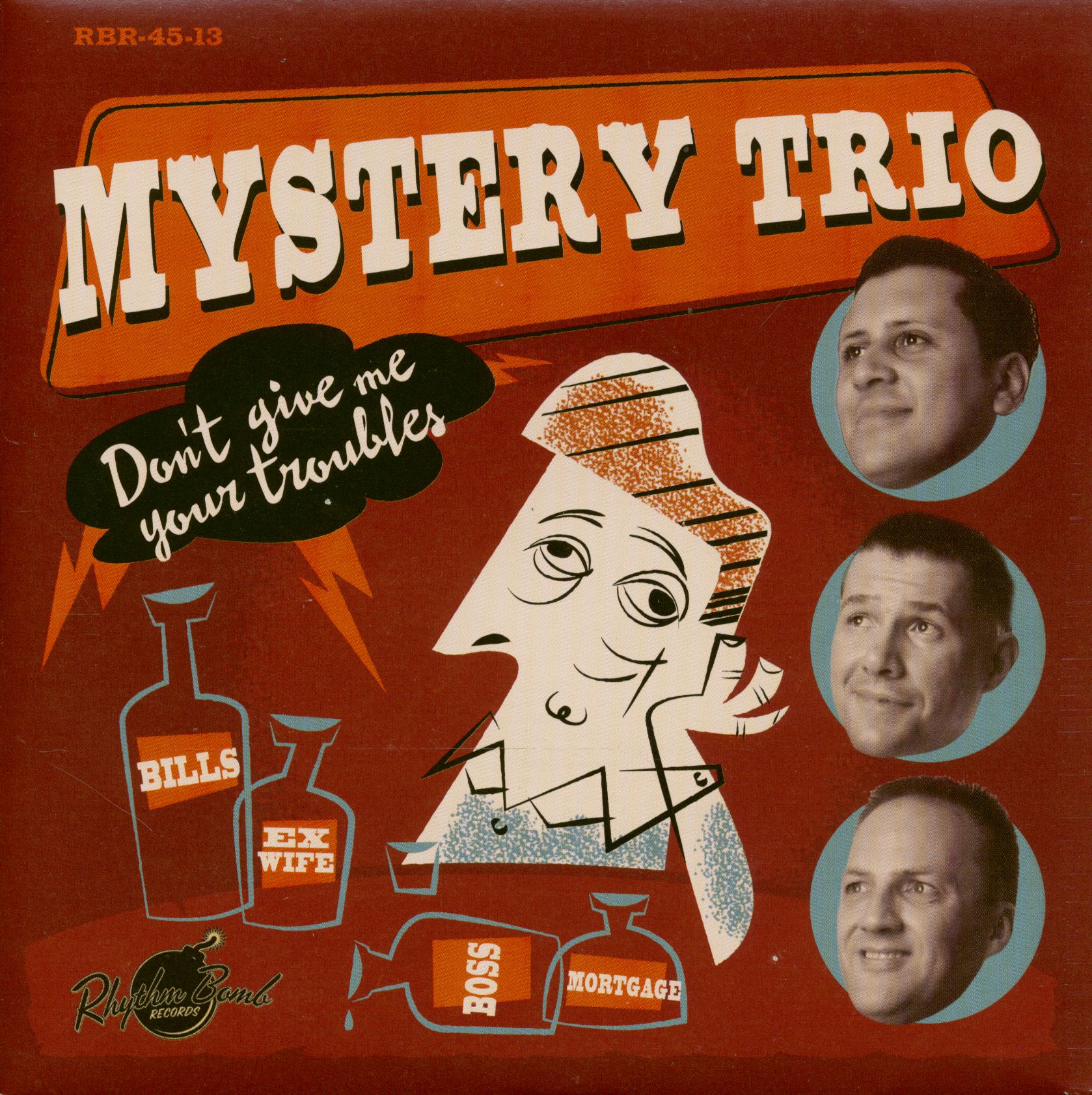 Mystery Trio - Don't Give Me Your Troubles (7inch EP, 45rpm, EP, PS)