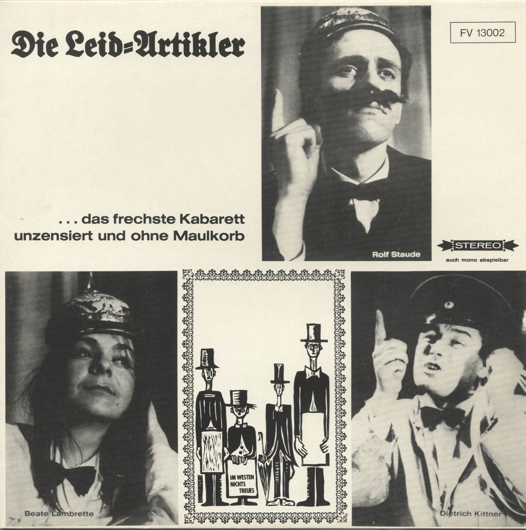 Kittner, Dietrich - Die Leid-Artikler (LP)