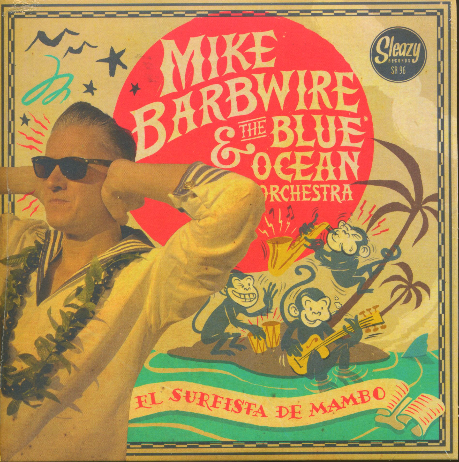 Barbwire, Mike - El Surfista De Mambo No 1 - Mono Island (7inch, colored1
