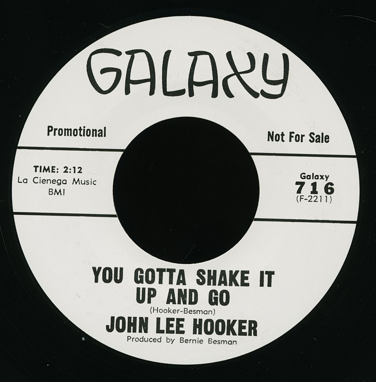 Hooker, John Lee - You Gotta Shake It Up And Go - I Lost My Job (7inch, 45rpm)