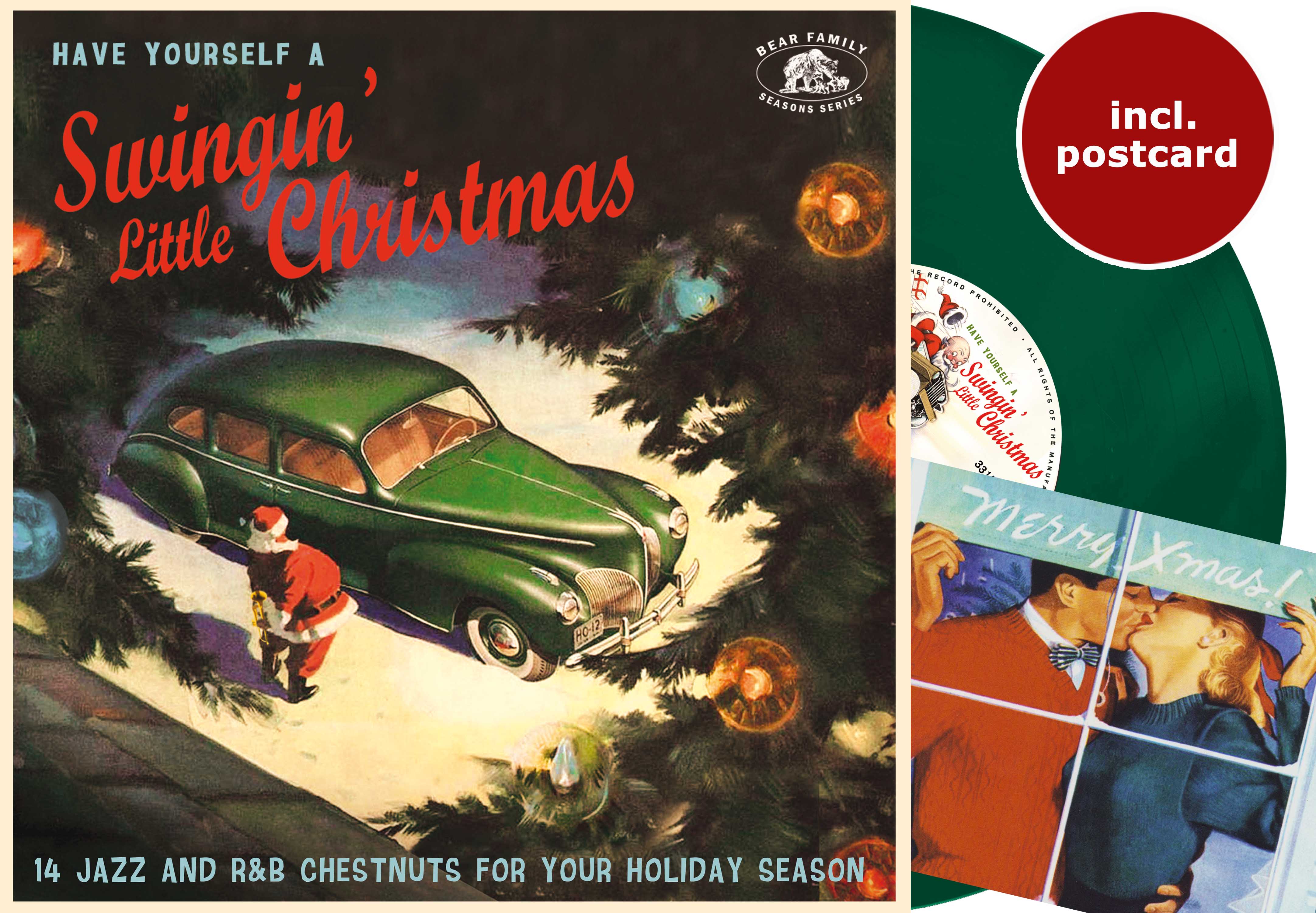 Various - Season's Greetings - Have Yourself A Swingin' Little Christmas (LP,Green Vinyl)