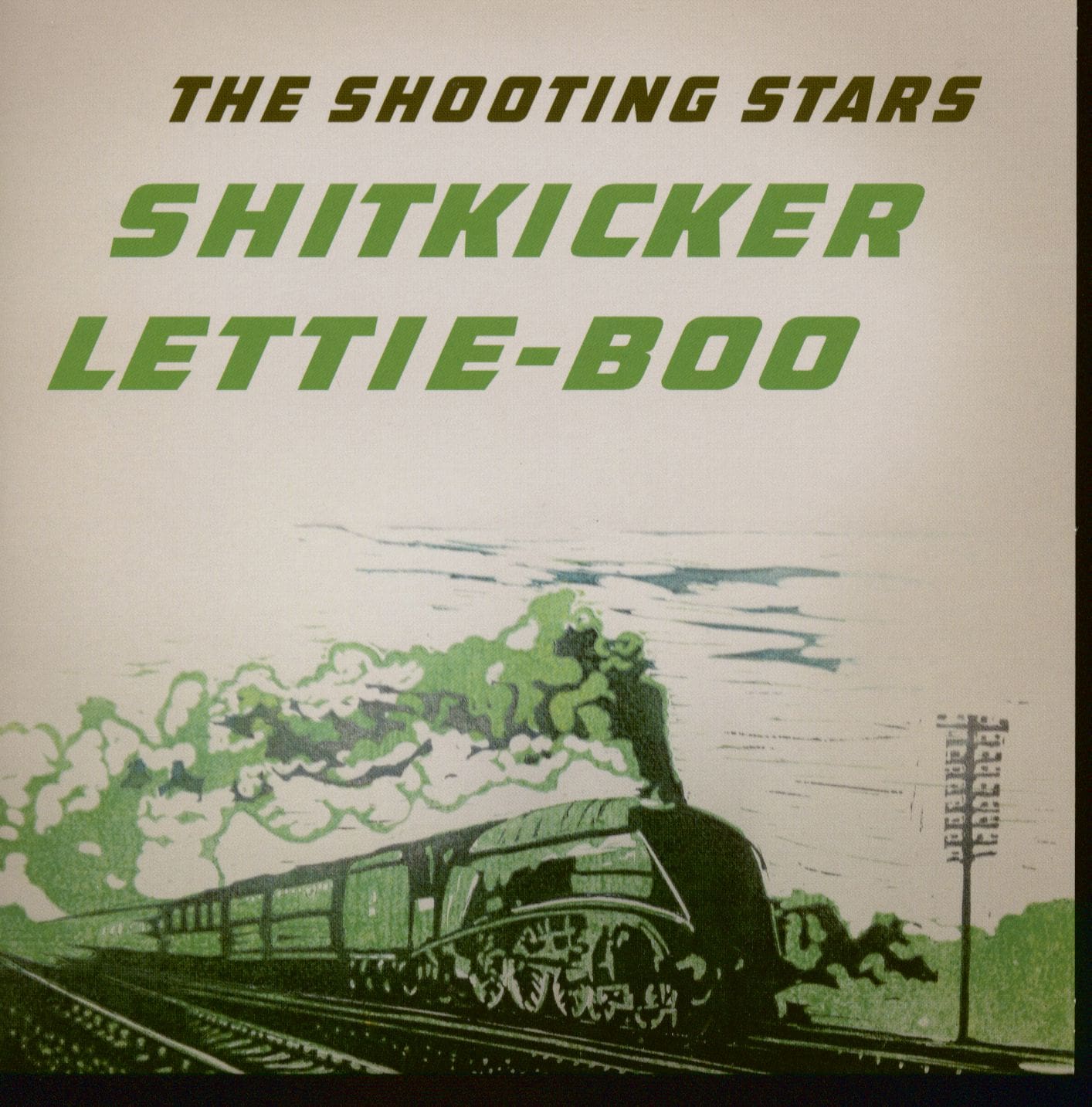 Shooting Stars, The - Shitkicker - Lettie-Boo (7inch, 45rpm, Red Vinyl, SC, PS)