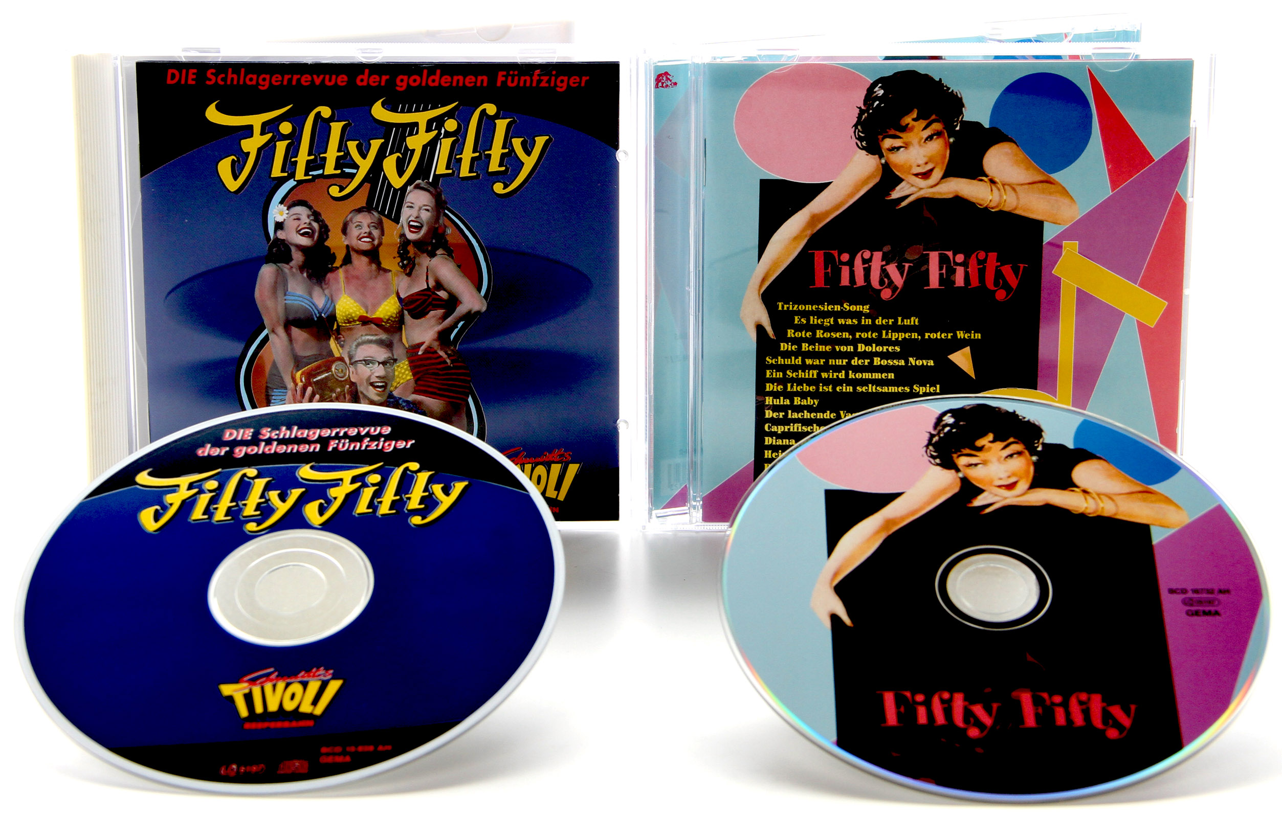 Various - Bear Family Records - Fifty Fifty CD-Bundle (2-CD)