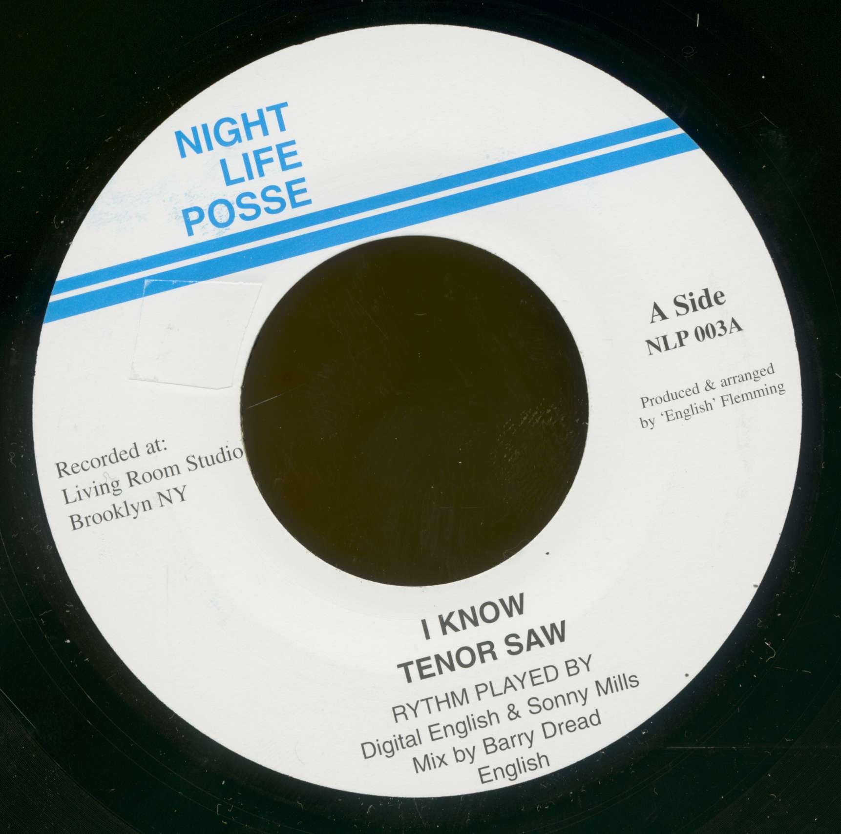 Tenor Saw - I Know - Version Know (7inch, 45rpm, BC)