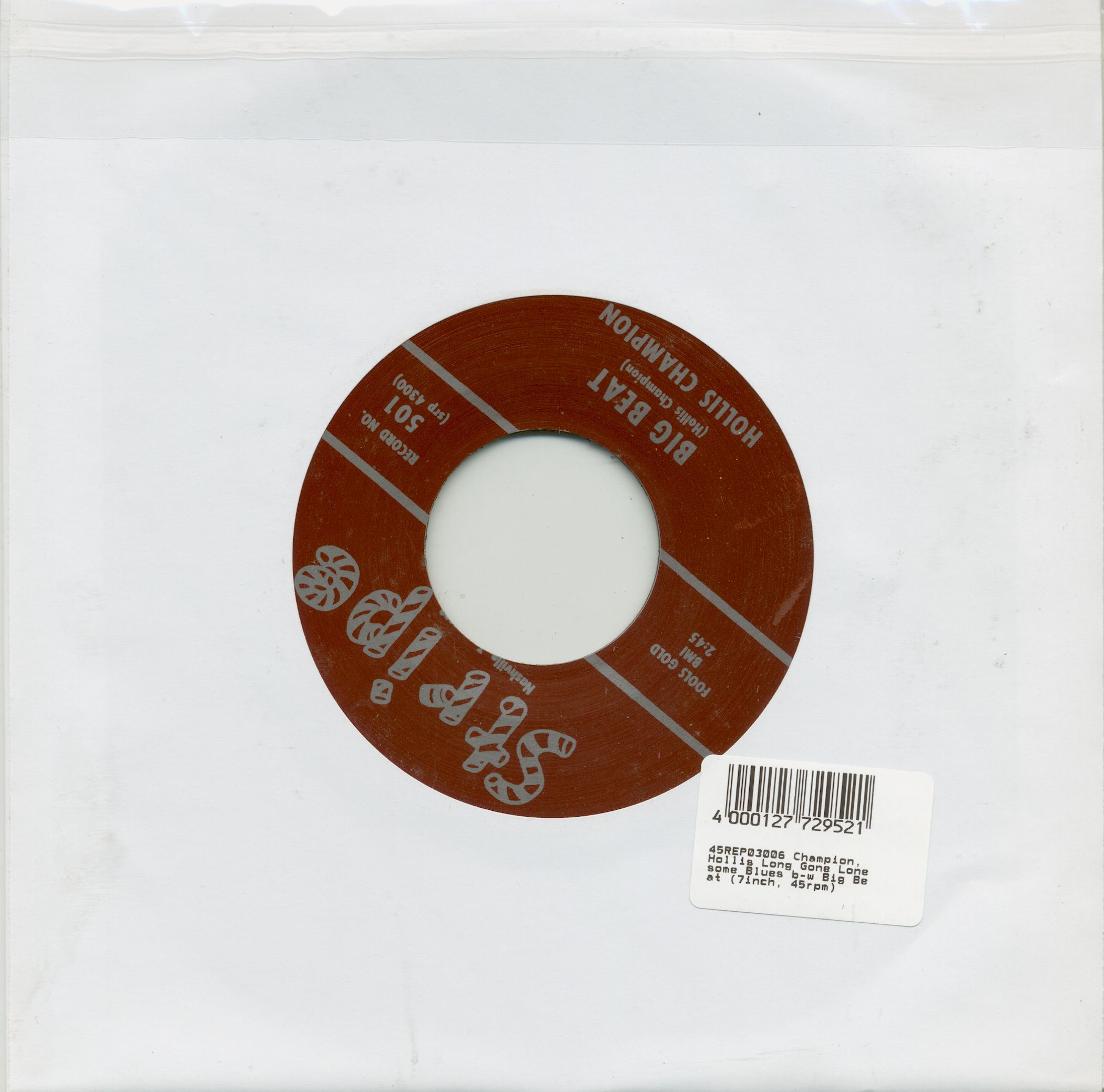 Champion, Hollis - Long Gone Lonesome Blues b-w Big Beat (7inch, 45rpm)
